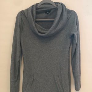 Cowl-neck dress